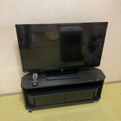 東芝　32型テレビ　テレビラック付き