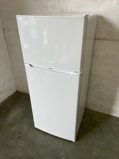 【Haier】ハイアール 2ドア 冷凍冷蔵庫 容量130L 冷凍室29L 冷蔵室101L JR-N130A 2020年製.