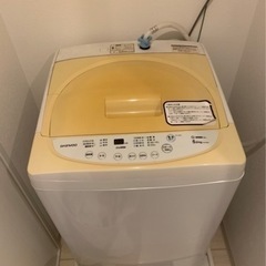 洗濯機無料　5キロ容量