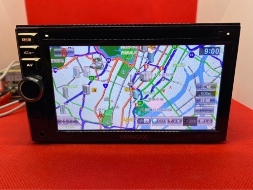 KENWOOD 簡単操作　MDV-333 TV&DVD走行中視聴OK フルセット さ-6 KENWOOD 簡単操作ナビ MDV-333 最新地図更新 取扱&取り付け説明書