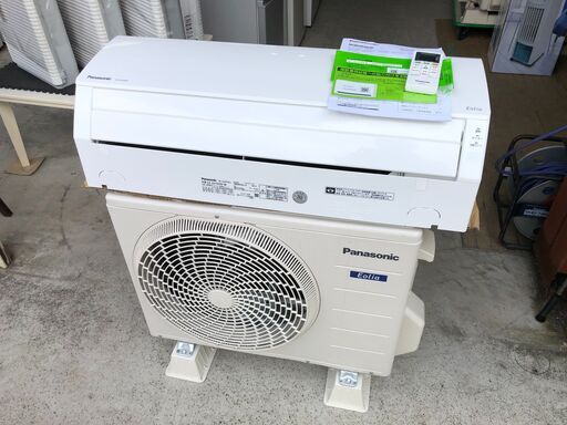 【動作保証あり】Panasonic Eolia 2021年 6畳用 2.2Kw ルームエアコン CS-221DFR ②【管理KR247】