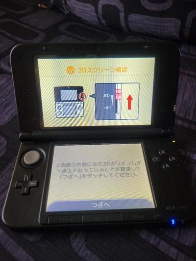 3DS LL 黒シルバー  ソフトお付けします