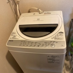【状態良好】TOSHIBA洗濯機7kg AW-7G6