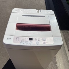 洗濯機AQUA 6キロ