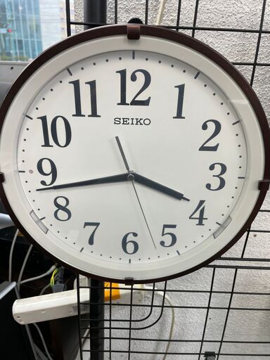 リサイクルショップどりーむ鹿大前店　No1266　電波時計　SEIKO　壁掛け　KX205B　中古　動作確認OK