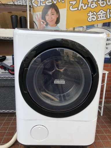 日立　洗濯機　ドラム式洗濯機　78L 54L  2017年製　BD-NV110BL