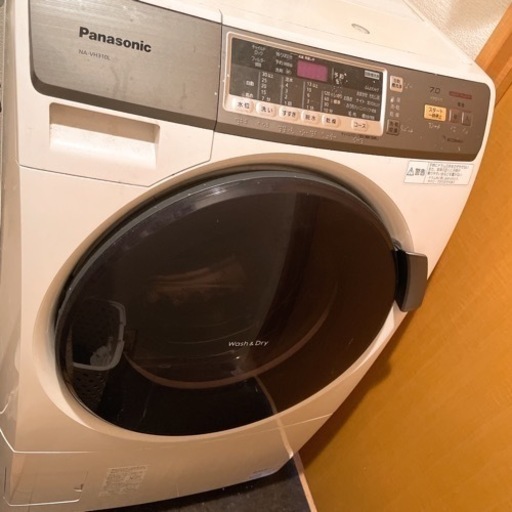 パナソニック　ドラム式洗濯機　7.0Kg 左開き