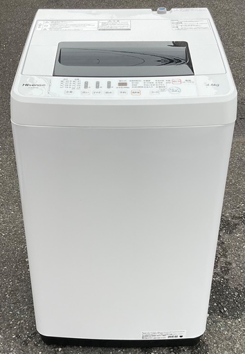 【RKGSE-735】特価！ハイセンス/Hisense/4.5kg洗濯機/HW-T45C/中古/2019年製/当社より近隣無料配達OK！
