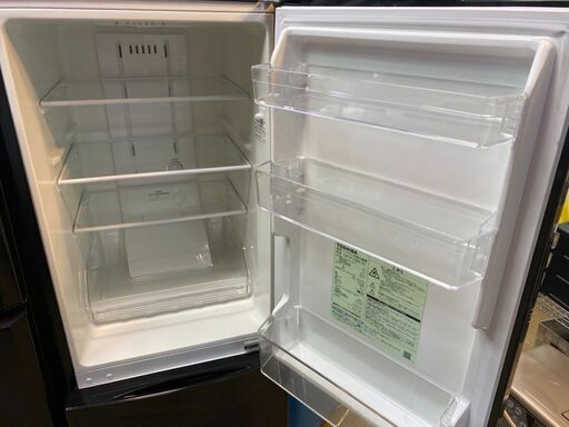 Q1043　トウシバ　2019年製　2ドア　冷蔵庫　153L　GR-P15BS　送料B　札幌　プラクラすすきの店　カード決済可能