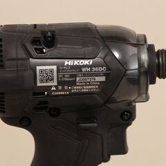 HiKOKI 36Vインパクトドライバ Bluetooth WH36DC 2XPS マルチボルト 日立 (D4374anwY)