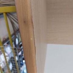 ニトリ　ビゼン１２０ＫＢ　2枚スライド扉キッチンボード　ナチュラルカラ―　【愛品倶楽部柏店】