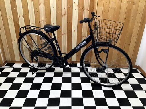 Gallrny style　自転車　シティーサイクル　ママチャリ　６段変速　通勤　通学　27インチ