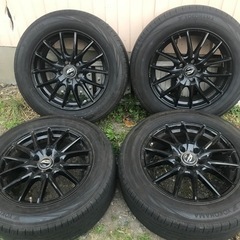 225／６０Ｒ17 アルミホイールタイヤセット　難あり