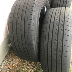 225／６０Ｒ17 アルミホイールタイヤセット　難あり