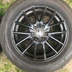 225／６０Ｒ17 アルミホイールタイヤセット　難あり