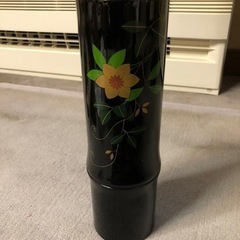 輪島塗　竹製花瓶