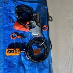 電動チェーンブロック100v 200kg 象印