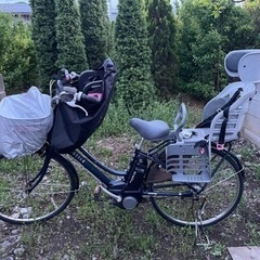 子供乗せ前後付き電動自転車