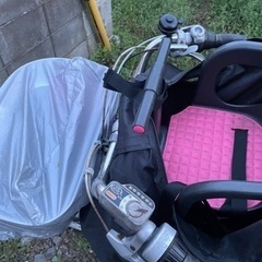 子供乗せ前後付き電動自転車