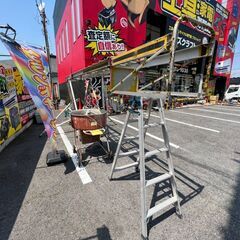 引取限定】昭和アルミ 高所作業台 テレスコープタイプ 高さ5.8m 7.3
