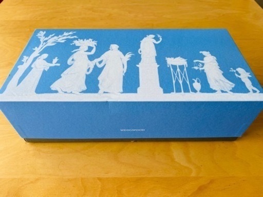 【未使用】ウェッジウッドWEDGWOOD  ペアティーカップ＆ソーサー＆ティースプーン