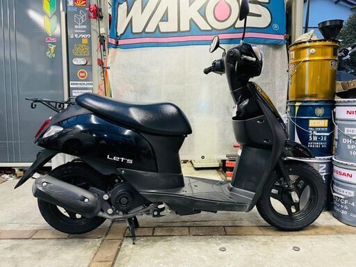 ★実動！スズキ レッツ CA4AA 2015年モデル 走行10199km 千葉 木更津 配送可 原付 通勤 通学 フードデリバリーに★ ☆実動！スズキ レッツ CA4AA 2015年モデル 走行10199km 千葉 木更津