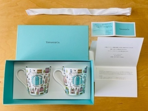 未使用】ティファニーTiffany\u0026Co. ペアマグカップ - コーヒー、ティー