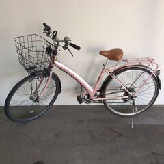 （お取引中）マルキン　26型自転車 ルネシック　シマノ6段ギア　...