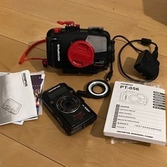 オリンパス TG TG-4 BLACK + ハウジング+LEDライト