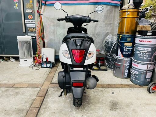 ☆実動！スズキ レッツ 白 CA4AA 2015年モデル 千葉 木更津 配送可