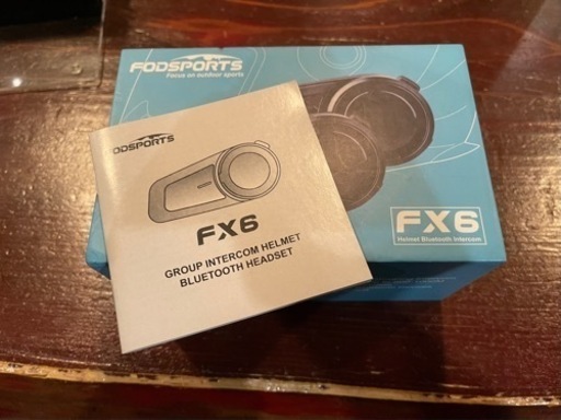 FODSPORTS バイク インカム FX6 ６人通話 インカム　2個セット