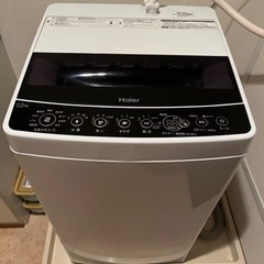 全自動洗濯機5.5kg 使用期間18ヶ月（商談中）