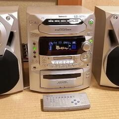 【美品】[配達無料]CD/MD／カセットコンポ　Panasoni...