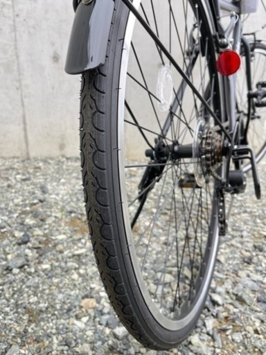 新品未使用品　feel sky クロスバイク　自転車　本体　ブラック