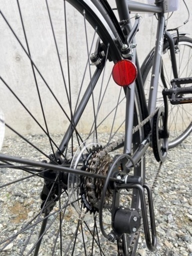 新品未使用品　feel sky クロスバイク　自転車　本体　ブラック