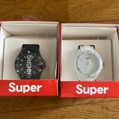 腕時計 白 黒 セット super 新品未使用