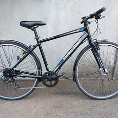 札幌市内配達無料。中古クロスバイクブラック。