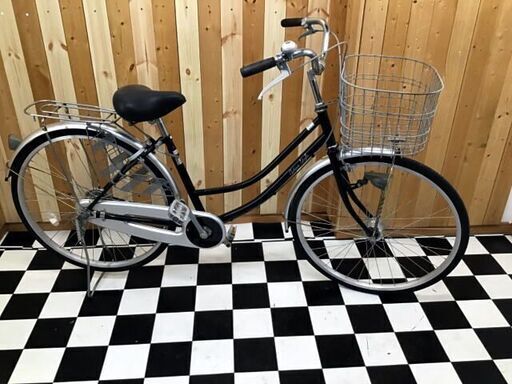 Active Style　シティーサイクル　ママチャリ　26インチ　シルバー＆黒