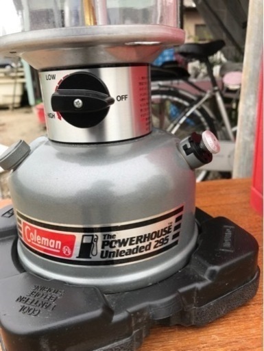 決まりました)Coleman ランタン 92年製 POWERHOUSE Unleaded 295