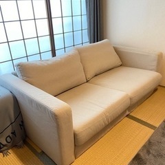 引渡し予定者相談中/IKEA.ソファ/KARLSTAD ベージュ