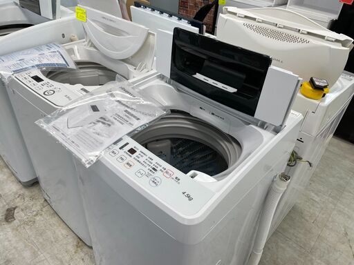 洗濯機の分解クリーニング行っています！配送設置込み！ハイセンス4.5K洗濯機　2018年製　分解クリーニング済み！！