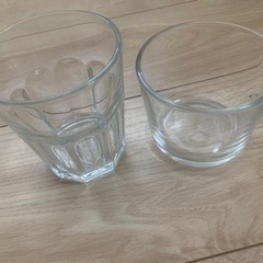 グラスx6 透明ガラスマグカップx2 IKEA