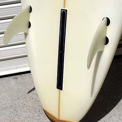 札幌市/清田区  anela/アネラ サーフボード 7’6×21 1/4×3 TMシェイプ FCS 全長(約)228.6cm 現状品