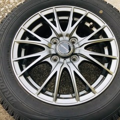 ブリヂストン14インチ ホイール タイヤ付き 4本 スタッドレス-デサントアウター