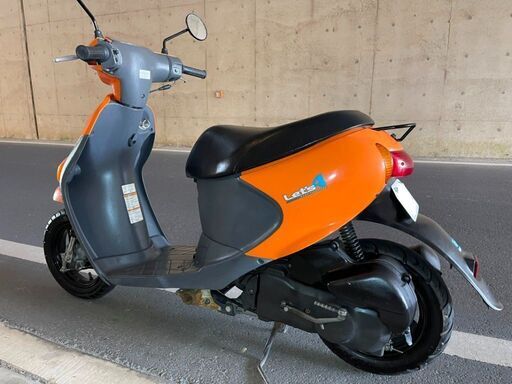 豊田市　SUZUKI　レッツ4　橙　カーボン除去済み　保証付き スズキ レッツ4 豊田市 豊田市 SUZUKI レッツ4 橙 カーボン除去済み