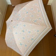 新品　晴雨兼用傘(折りたたみ) 新品 ピンク