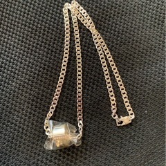 【新品】【美品】【GUCCI】【未使用】グッチ　レディース　ネックレス　Ｇリング　シルバー