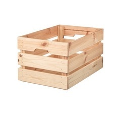 IKEA KNAGGLIG クナッグリグ 木製ボックス