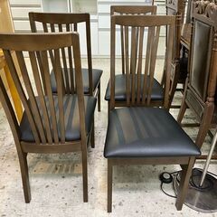 愛品館 江戸川店】ダイニングテーブル5点セット ID:152-008102-007