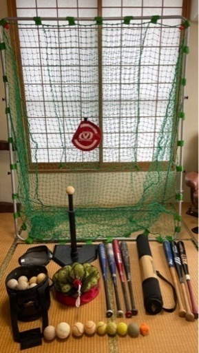室内練習用バッティングネット KaRaDa Style 防球ネット 野球 練習 ネット 硬式 軟式